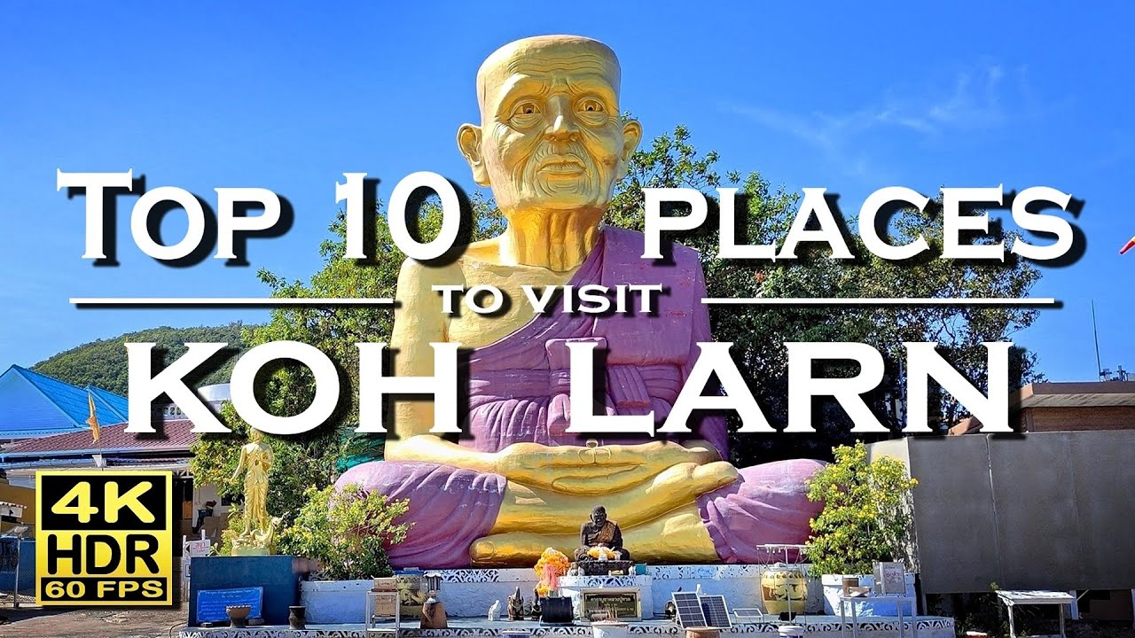 TOP 10 Places on Koh Larn - [Travel Guide] 4K60fps HDR Dolby Atmos 💖 Walking Tour 👀 Thailand 🇹🇭