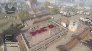 Sniper shot while parachuting war zone