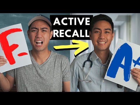 How to ACE your Exams with ACTIVE RECALL STUDYING (Evidence Based Study Tips)