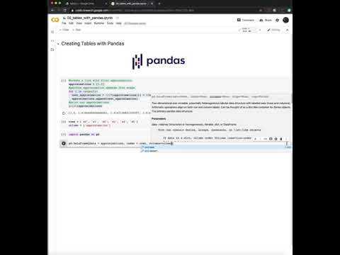 05 Calculus with Python: Table of Approximations