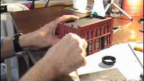 Part 8 - DIY How to Build Scale Model Railroad HO Building - DPM Front Street