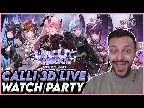 Mori Calliope 6th Birthday 3D LIVE ( UNCUT ROCK! ) 2026 Watch-along | Hololive Reaction