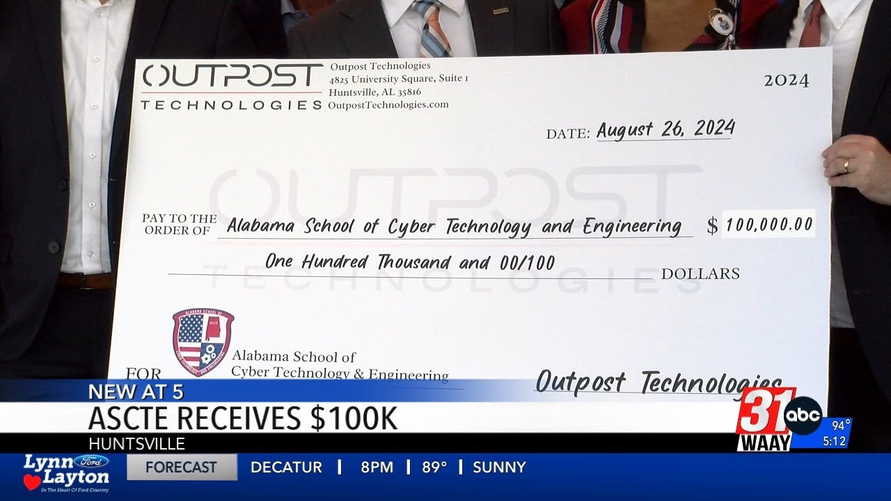 Alabama School of Cyber Technology gets huge gift