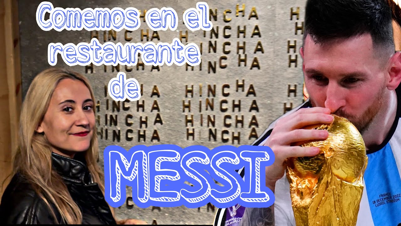 Esto cuesta COMER en HINCHA, el restaurante de LEO MESSI #travel #travelvlog #messi #food #comida 