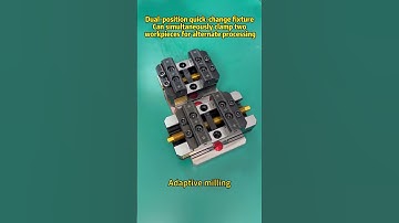 Dual-position zero-point fixture#vises #4-axis #5-axis #makers##Manufacturing#Machining#CNCMachine