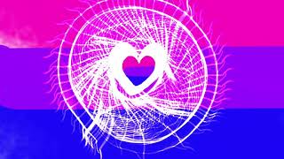 Drawing kinda weird pride flag art– part 2– bisexual flag 💖💜💙