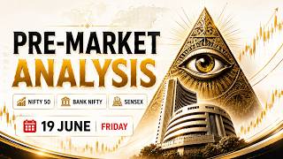NIFTY 50, BANK NIFTY & SENSEX Pre-Market Analysis | Wednesday, 19 June 2026