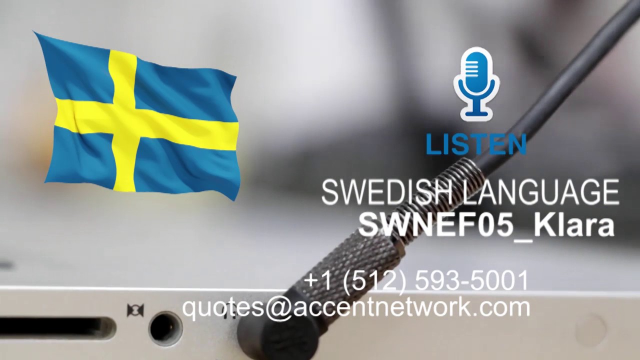 Swedish Voice Over Talent - SWNEF05 Klara