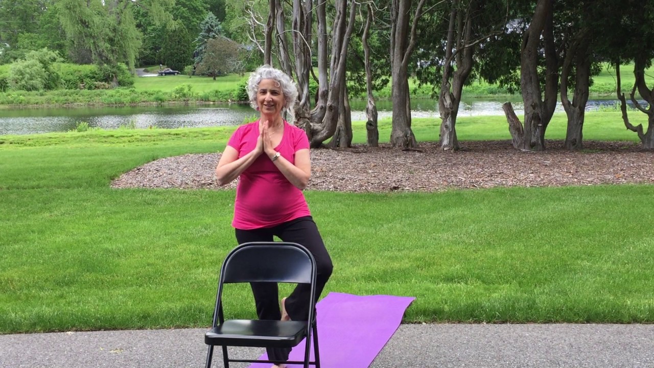 Senior Yoga Balancing Routine Balancing Flow YouTube