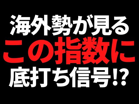 【盲点】いま見るべきは日経平均株価よりこの底入れ基調の指数らしい