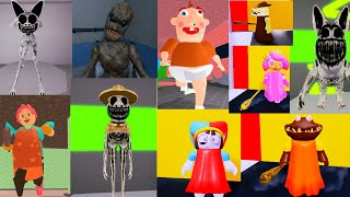 Roblox 4 SPEEDRUN Escape Obby, ZOONOMALY BARRY PRISON, BABY BERRY BREAKOUT, Digital Circus CHAPTER 4