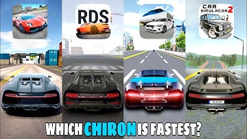 Bugatti Chiron Top Speed in Ultimate Car Driving, Real Driving School, 3D Driving Class, Car Sim 2