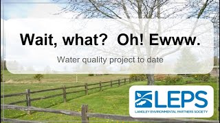 Water Quality update