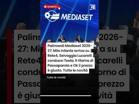 Video I palinsesti Mediaset per la stagione 2026-27