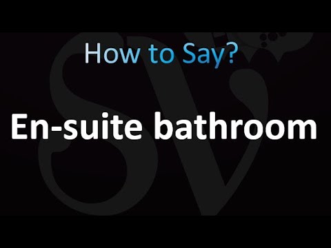 How to Pronounce En-suite bathroom (correctly!) - YouTube