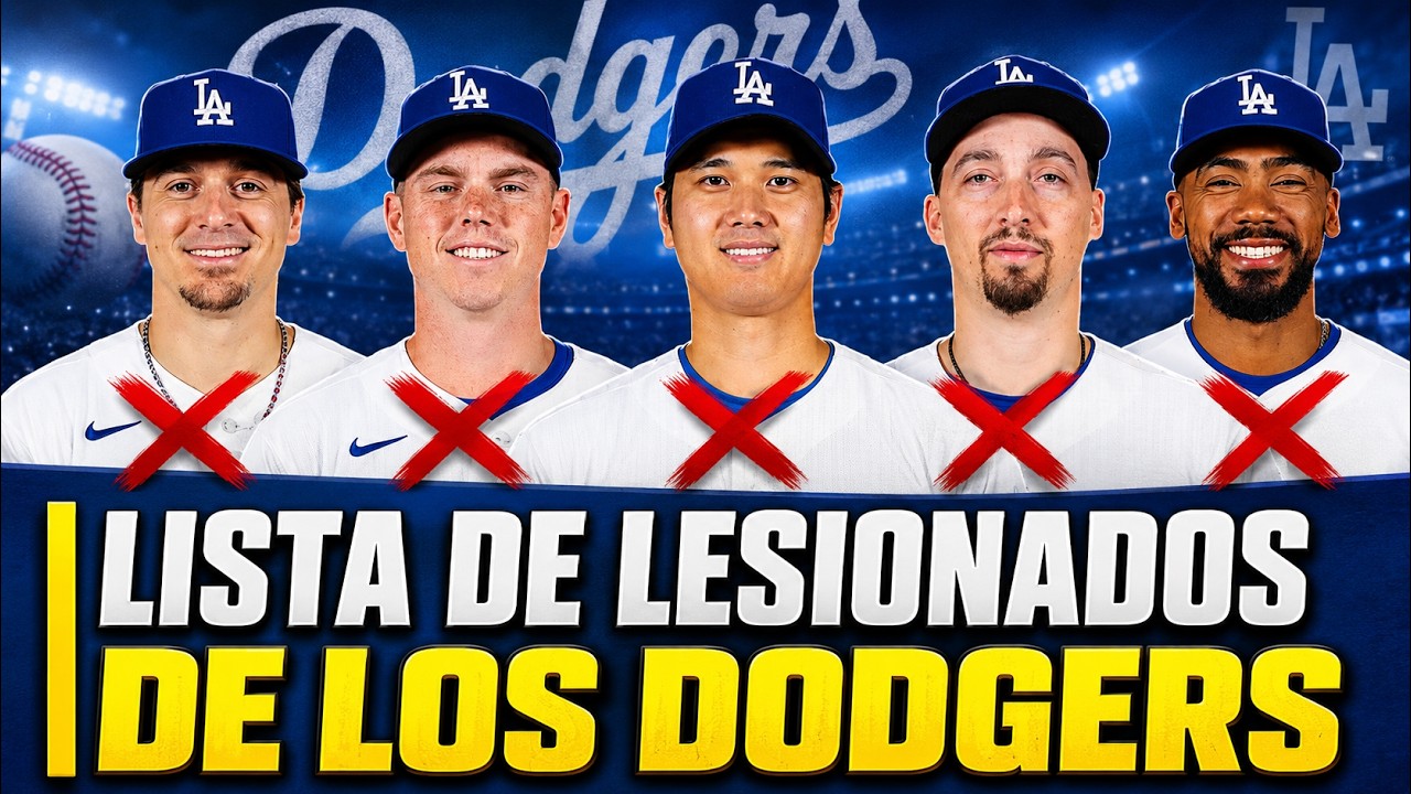 Dodgers al límite: 9 bateadores lesionados y alarma total