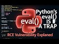 Python's eval() is a Trap: How to Fix This Critical RCE Vulnerability (The Right Way)