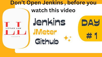 How to run #jmeter test from #jenkins and #github using #jenkinspipeline #cicd #littleslaw