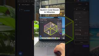 SupaCAD - Cold Room Software, Length, Height and Thickness