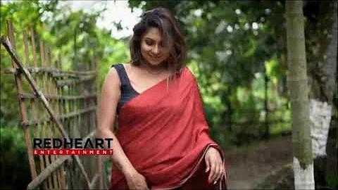 Aranye Saree || অরন্যে শাড়ি || Saini  Red Saree || Hot Saree Photoshoot