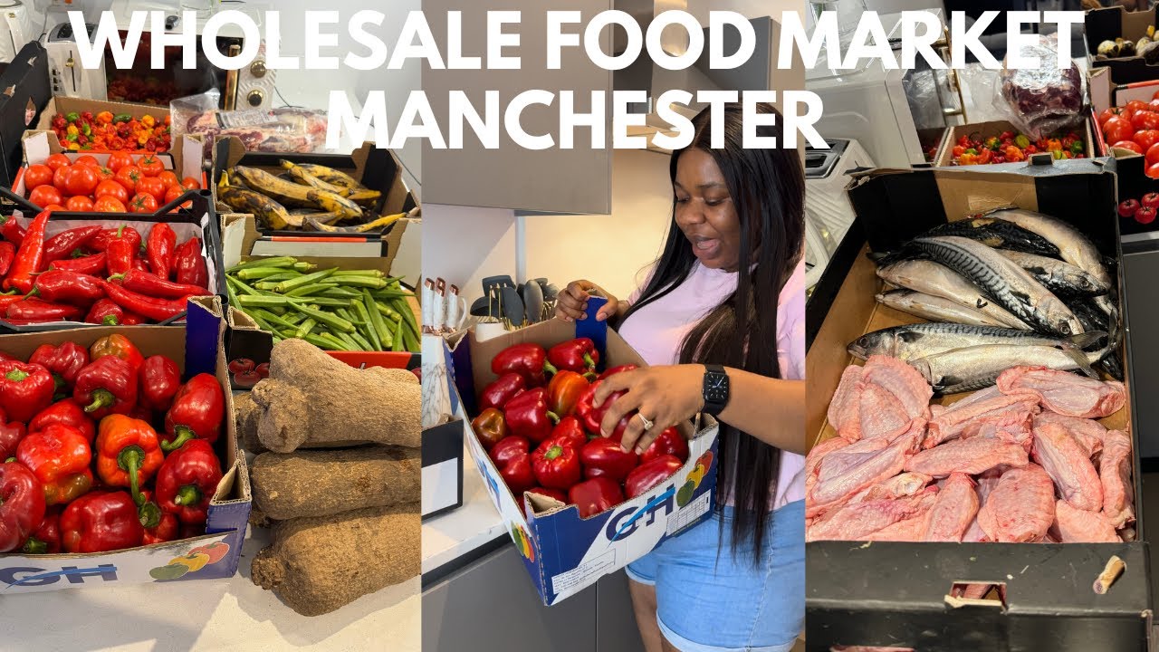 WHOLESALE FOOD MARKET IN MANCHESTER UK 🇬🇧| Smithfield Wholesale Market|