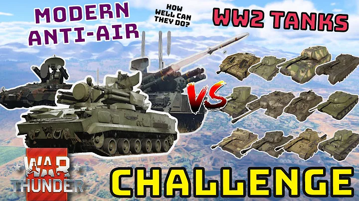 MODERN ANTI-AIR VS WW2 TANKS - How Well Can They Do? - WAR THUNDER
