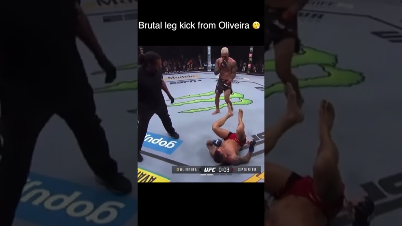 most brutal leg kick in ufc☠️ 