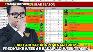 Week 6 Jadi Week Terseru  Prediksi Rungkad Bersama Kb Week 6  mlbbidcreator