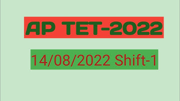 AP TET-2022 Previous Bits Explanation | EVS |14/08/2022 | Shift-1|@Syamala Study Updates
