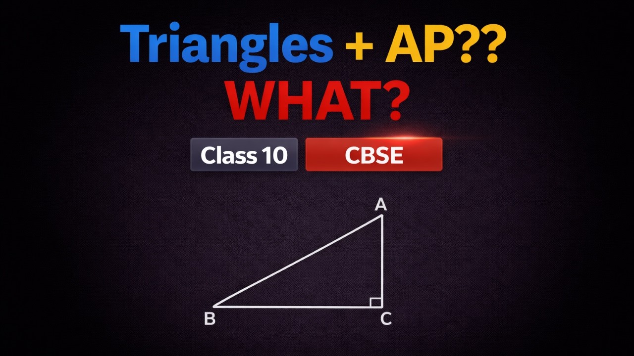 Can You Solve This? | Triangles + AP | Class 10 | CBSE
