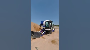 self loading concrete mixer truck with LUZUN