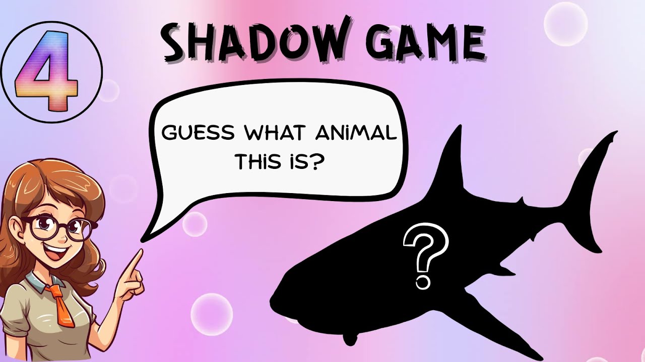 GUESS THE SHADOW! | FUN ANIMAL QUIZ FOR KIDS | #4 - YouTube