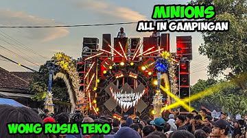 Tembus Pagi Karnaval GAMPINGAN 2025, Bule Rusia Datang Langsung ke Indonesia, Minions Audio🔥