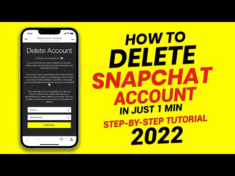 How To Delete Snapchat Account Permanently | Snapchat Account Kaise Delete Kare 2022