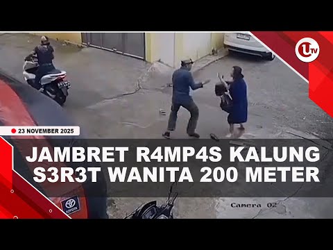 AKSI J4MBRET BRVTAL R4MP4S KALUNG WANITA HINGGA T3RSER3T 200 METER | U-NEWS