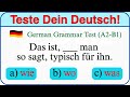 A2-B1 Deutsch Challenge | Nur 1 % besteht diesen Grammatik Test! 🔥