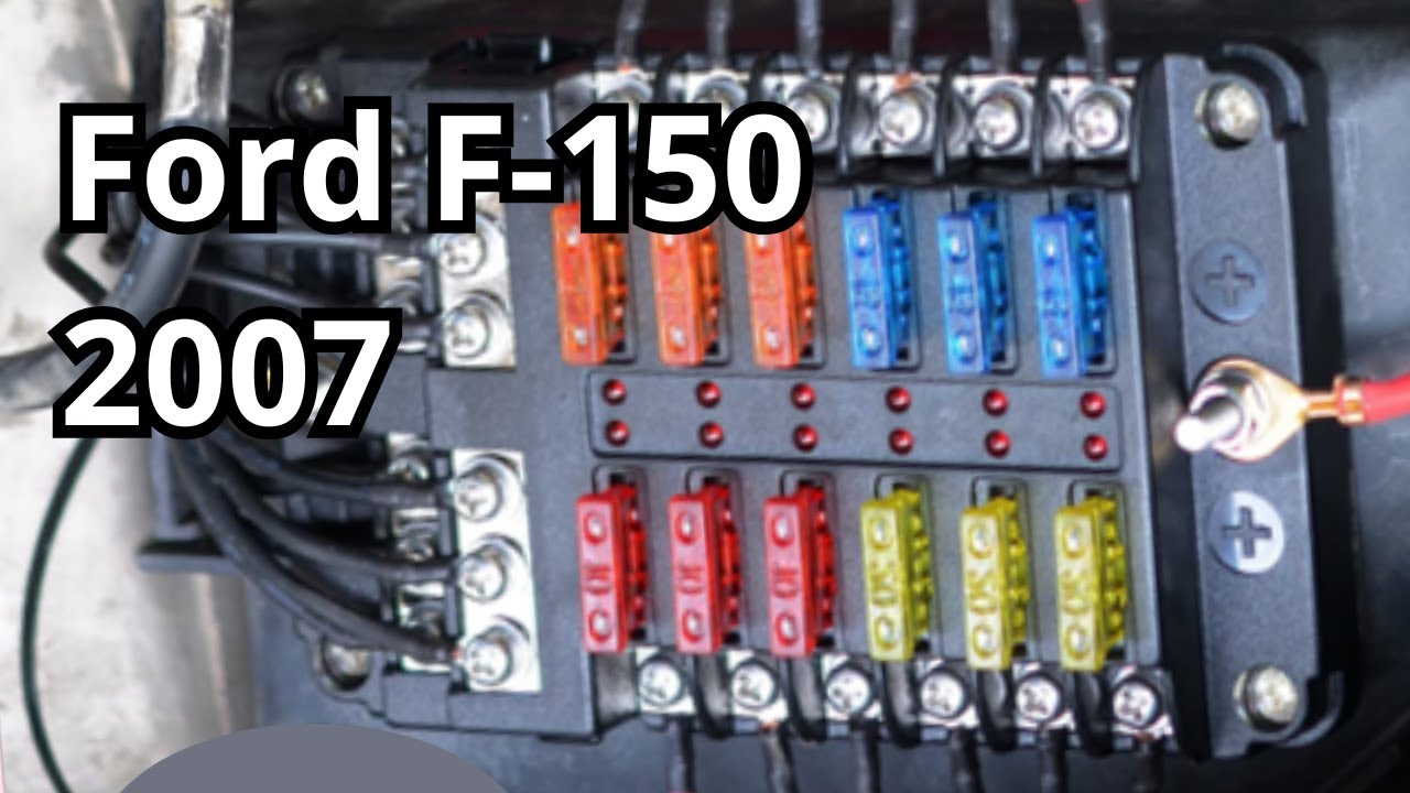 Fuse Box Location & Diagram: Ford F-150 2007. @FuseFans.
