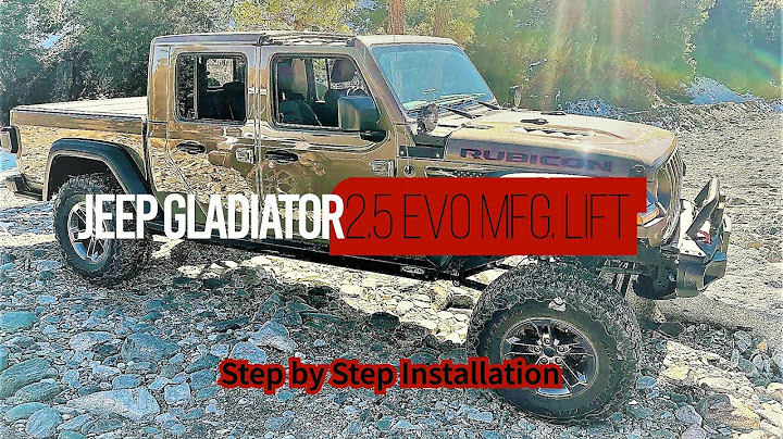 Jeep gladiator evo 6.5 lift kit