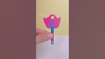 WOW I made Squid Game 3 Paper Key | y._.y #diy #art #shorts