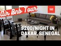 What $200/Night on AirBnb can get you in Dakar, Senegal | Luxury 4BR 4 BR Airbnb Tour