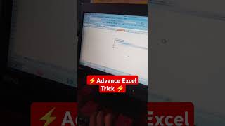 Advance Excel Trick #shorts #excel #excelformula #shortsfeed #advancexcel #shortvideo
