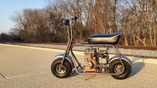 Take a ride on a Lil Indian Model 600 Mini-Matic 2 Speed Mini Bike by JohnC