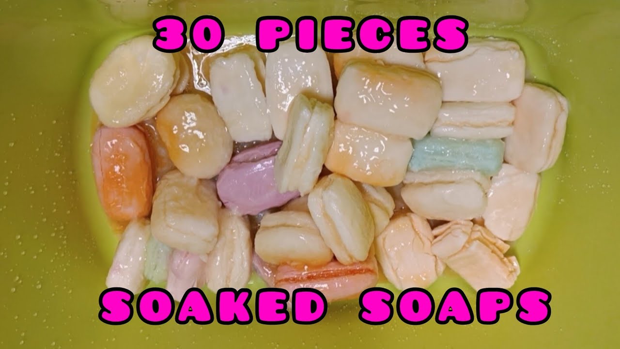 💜30 SOAKED SOAPS ASMR 💜 SQUEEZING SPONGE 💜FOAM 💜30 ЗОРЗМОКЛИХ МИЛ АСМР 💜 ГУБКА БАГАТО ПІНИ💜