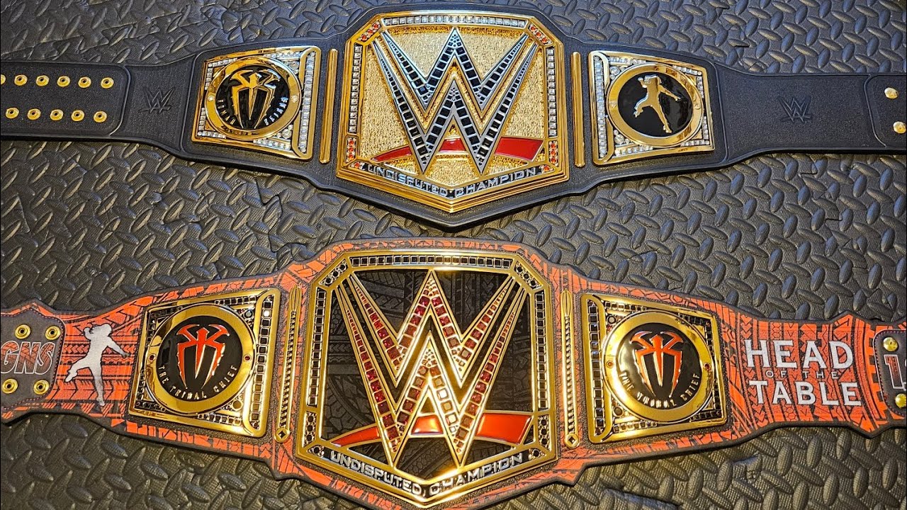 WWE Undisputed Vs. WWE Roman Reigns signature series belt