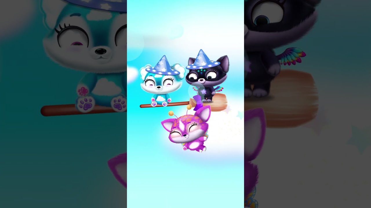 Fluvsies on a Broom 🧹✈️ Fluvsies - A Fluff to Luv | TutoTOONS