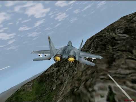 MiG-29/МиГ-29 Fulcrum (PC Game, 1998), прохождение, Обучение 2, взлет - посадка