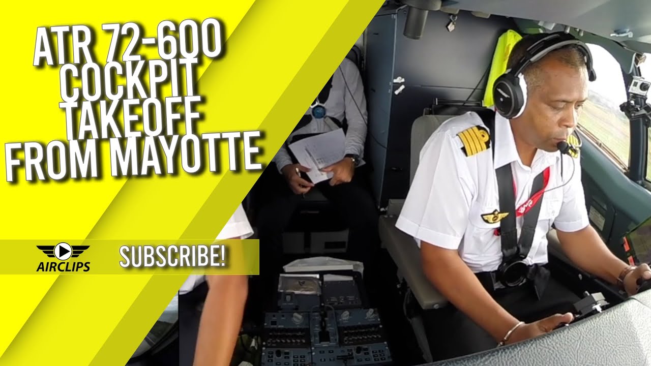Mr. Auditor is WATCHING you ;) Cool ATR 72-600 Cockpit Takeoff, Ewa Air ...