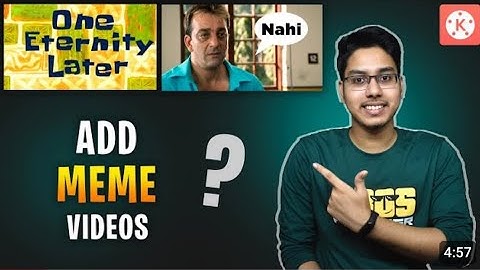 HOW TO ADD MEMES IN YOUR YOUTUBE VIDEOS? KINE MASTER TUTORIAL
