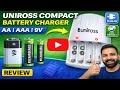 Uniross Compact Battery Charger Review 🔋 | AA AAA 9V Battery Charger | Best &amp; Economical🔥 