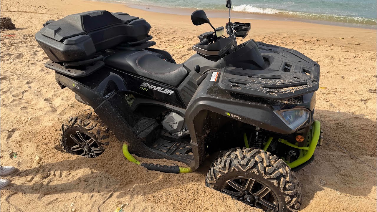 Senegal Beach Chaos: Quad Stuck DEEP – Insane Cable Pull-Out!
